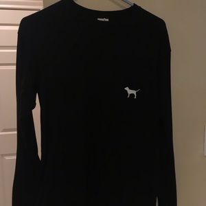 Black VS Pink Long Sleeve Tee